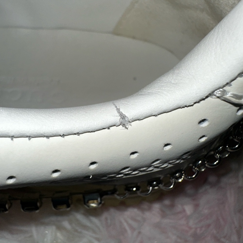 New Gucci Re-Web Crystal Chain Sneakers Size 38 - Picture 12 of 16